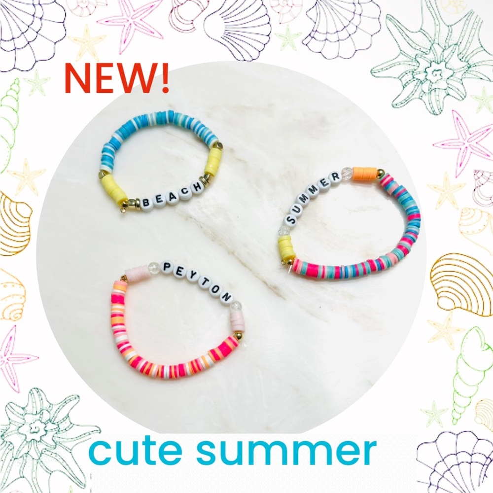Colorful Beaded Kids Bracelet Set